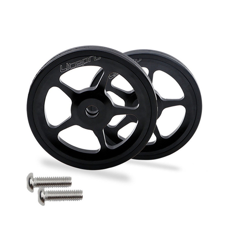 Litepro ล้อจักรยาน แบริ่งอลูมิเนียมอัลลอย แบบพกพา สําหรับจักรยานพับได้ Brompton ราคา ถูกที่สุด ดีลบีเคเค แกลเลอรีภาพที่ 5
