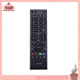 Myhomever รีโมทควบคุมทีวีสําหรับ Toshiba Ct-90326 Ct-90380 Ct-90336 Ct-90351