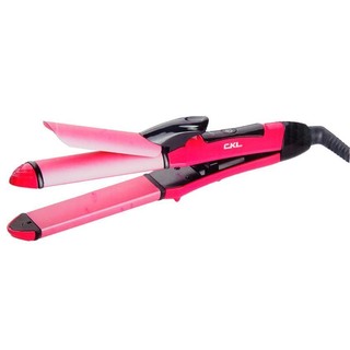 CKL 2 in 1 เครื่องหนีบผม ม้วนผม รุ่น CKL-737 (Pink)