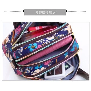 (ใส่โค้ดลดเพิ่ม 99BAS49) พร้อมส่ง! กระเป๋าสะพายข้าง กระเป๋าถือแฟชั่น ผ้าไนล่อน มีช่องใส่ของ 3 ช่อง รุ่น -014
