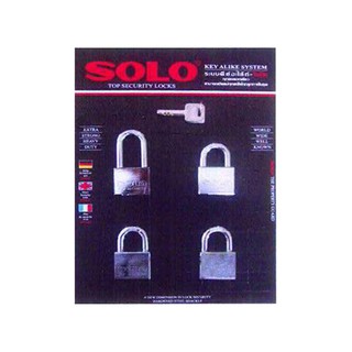 กุญแจคีย์อะไลท์ SOLO 4507SQC CR3 L1 40 MMCR 4 ตัว/ชุด SOLO KA4507SQC 40CR/4 CR PADLOCK 4EA/SET