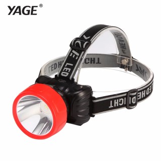 YAGE YG-3588 ไฟฉายคาดหัว LED 1 หลอด แบตเตอรรี่ LITHIUM แบบชาร์จไฟได้ (ไฟส่องกบ)