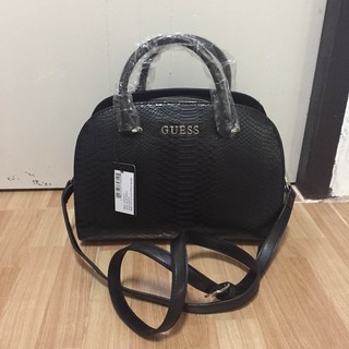 กระเป๋าสพาย GUESS CROC LEATHER BOWLING BAG