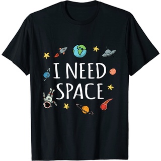 [COD]เสื้อยืด ผ้าฝ้าย พิมพ์ลาย I Need Space สําหรับผู้ชายS-5XL