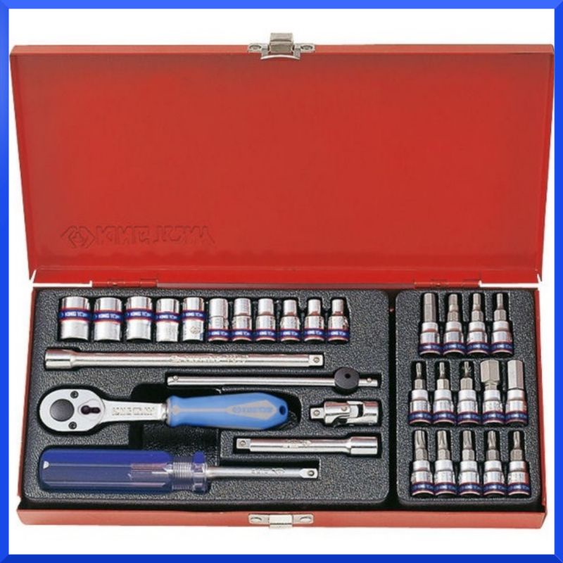 KINGTONY 2531MR บล็อกชุด 1/4" 31 ชิ้น ชุดเครื่องมือ บ๊อกชุด 2หุน ชุดบล็อก บล็อกชุดเล็ก ลูกบล็อกเดือย