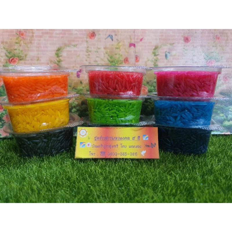 MP94 ข้าวสารสีมหามงคล 9 สี ถวายขอพรให้มีกินมีใช้ ร่ำรวย ถวายแด่ #พระพิฆเนศ #พระแม่ลักษมี #พระแม่อุมาเทวี