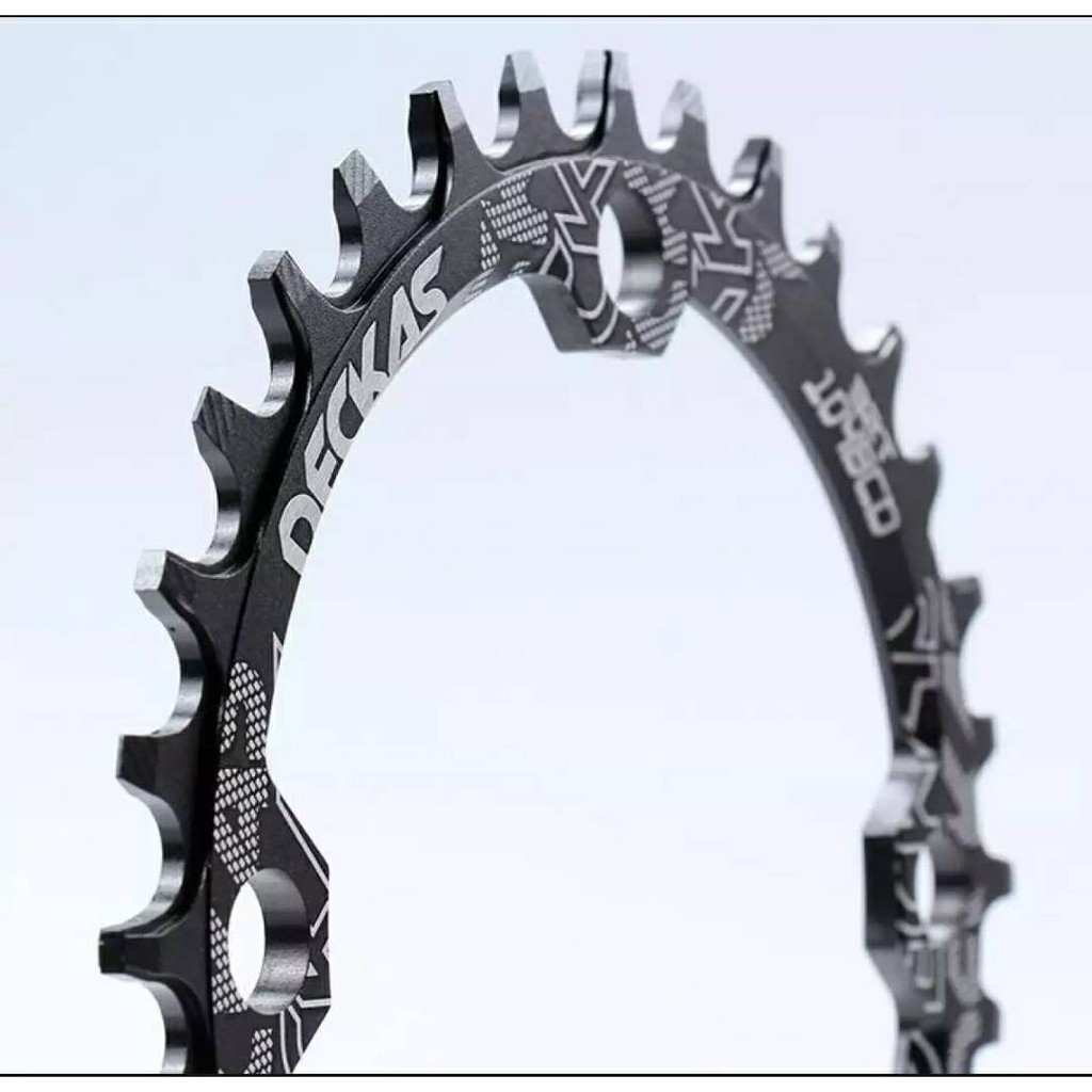 DECKAS ใบจานเดี่ยว ใบกลม bcd104 104bcd 104 32T/34T/36T/38T 40T 42T [ส่งสินค้าทุกวัน มีเก็บปลายทาง] - รูปที่ 2