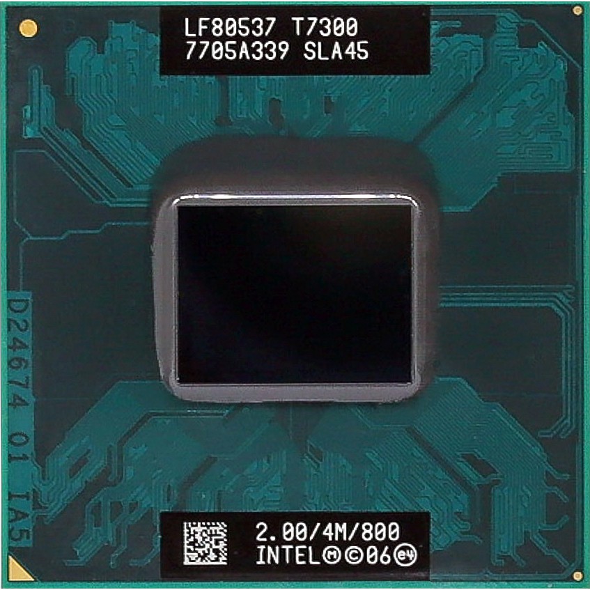 ซีพียู โน๊ตบุ๊ค Intel® Core™2 Duo T7300 [socket P] (แคช 4M, 2.00 GHz, 65nm, 800 MHz FSB) | CPU มือสอง | Notebook Laptop