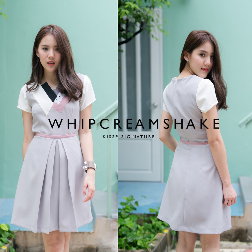 SHP003 : WHIPCREAM SHAKE' dress(SIGNATURE CUT THEKISSP.)