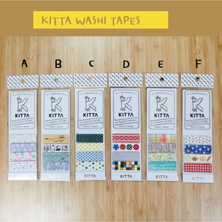 KITTA Washi tape แบบแผ่นพร้อมใช้งาน จากประเทศญี่ปุ่น