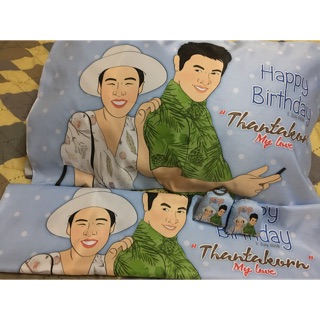 ปลอกหมอนวาด+พิมพ์ลาย ราคาเป็นคู่นะจ๊ะ ได้ 2 ใบ หนุนฝันหวานทั้งคู่^^