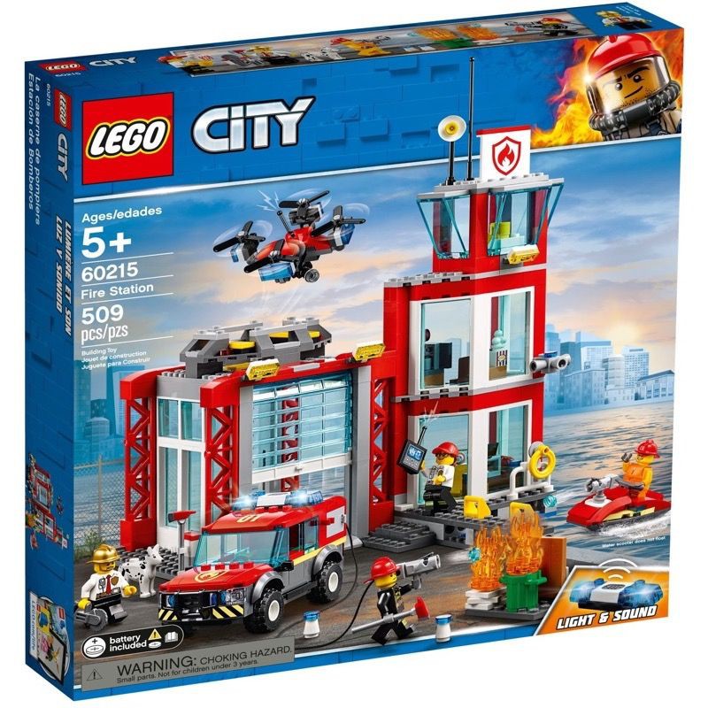เลโก Lego City Fire Station Downtown Fire Brigade Shopee Thailand