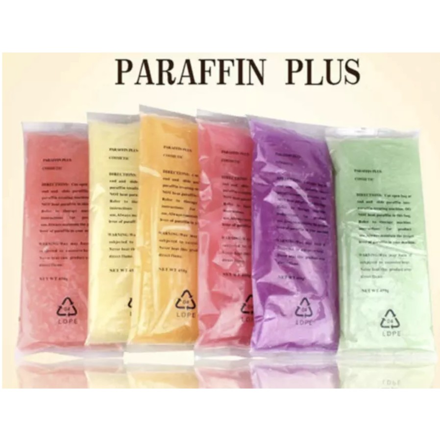 Paraffin พาราฟิน พาราฟินก้อน 450 g wax สำหรับทำสปามือ หรือสปาเท้า (ชนิดอย่างดี) หอมละมุน