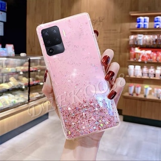 เคสโทรศัพท์ OPPO A94 A93 A73 A15S A15 A53 Phone Case Silicone Glitter Gel Transparent Clear Slim Soft Casing เคสซิลิโคน ออปโป้A94