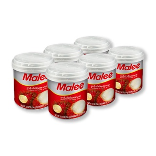 มาลี เงาะในน้ำเชื่อม 8.25 ออนซ์ x 6 กระป๋อง Malee Rambutan in Syrup 8.25 oz x 6 cans