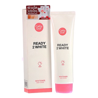 Cathy Doll Ready 2 White Whitener Body Lotion 150ml. โลชั่นโดสน้ำนม แพคเกจใหม่