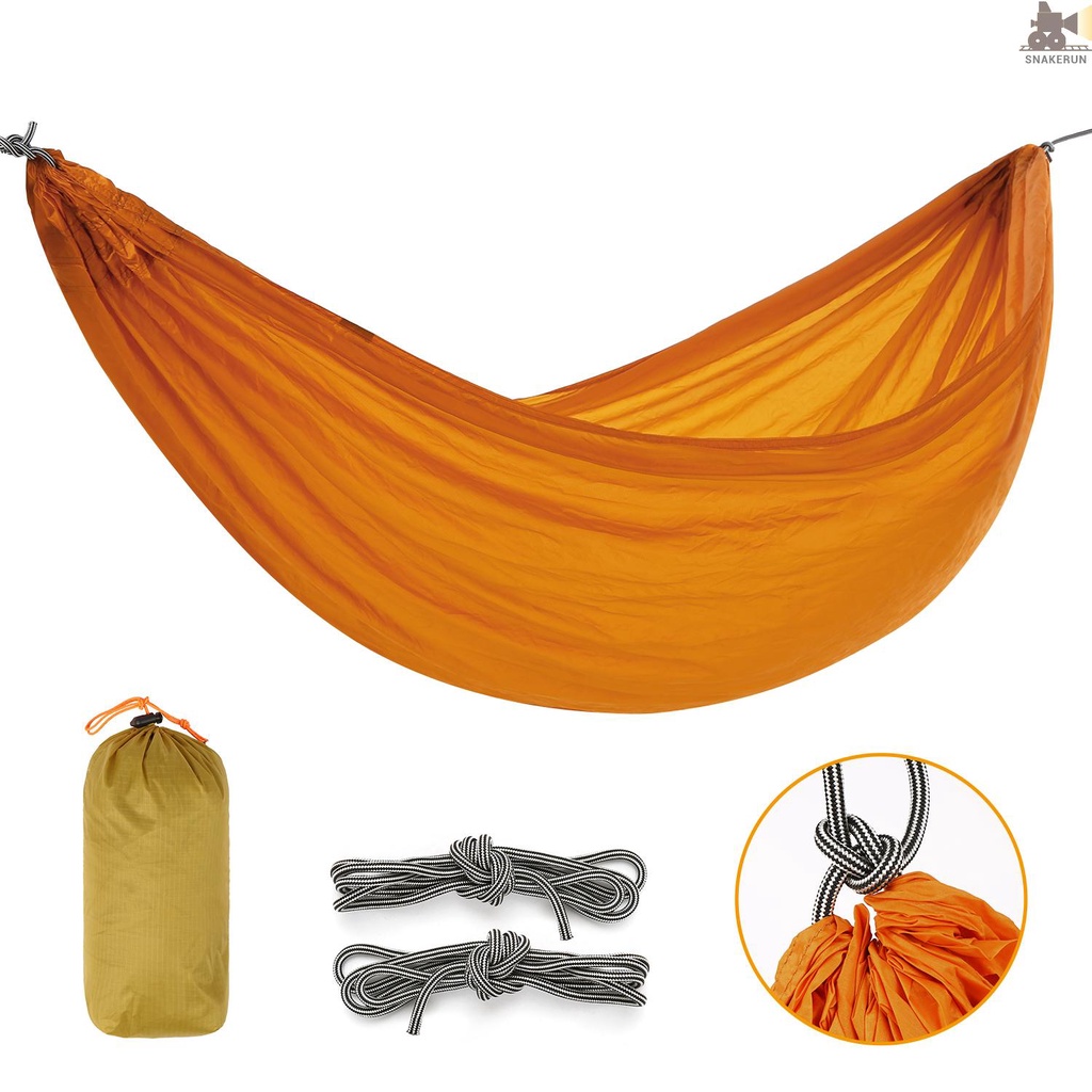 Snakerun 8.2 x 4.7ft Ultralight Hammock Portable Camping Hammock for