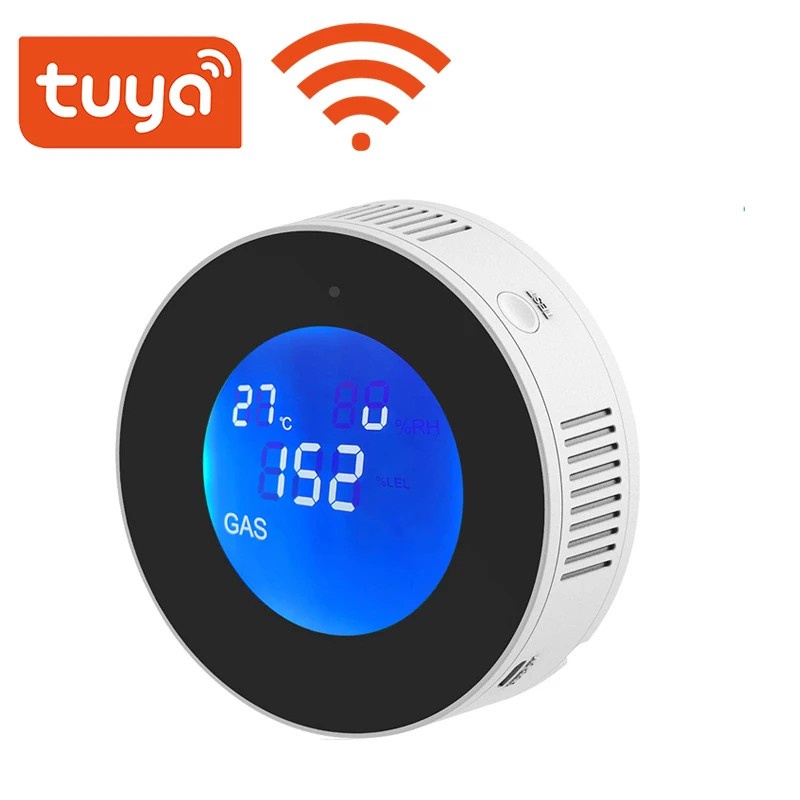 Tuya สมาร์ทสัญญาณเตือนก๊าซธรรมชาติ WIFI เครื่องตรวจจับก๊าซ;