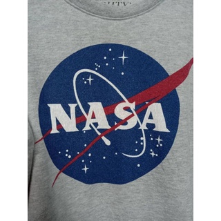 เสื้อแขนยาว มือสอง MIGHTY FINE - NASA M อก 42