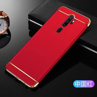 [ส่งจากไทย] Case OPPO A5 2020 เคสออฟโบ้ Oppo A52020 เคสกันกระแทก เคสประกบหัวท้าย เคสประกบ 3 ชิ้น แบบไม่หนา สีเมทัลลิค หั