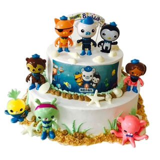 ตุ๊กตาฟิกเกอร์ Octonauts Barnacles Peso 8 ชิ้น / ชุด