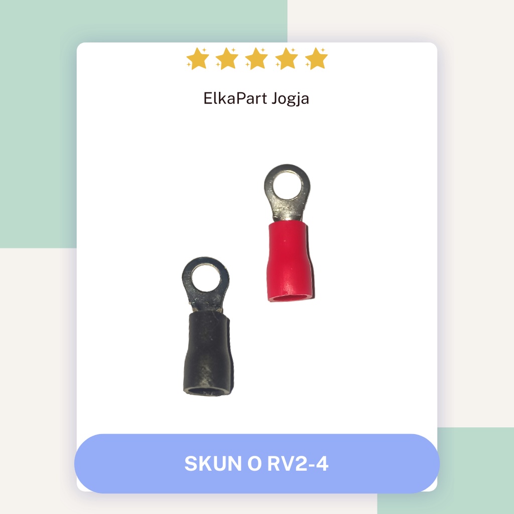 SKUN O RV2-4 RV 2-4 Scun Cable Sekun Ring Round 2.5mm