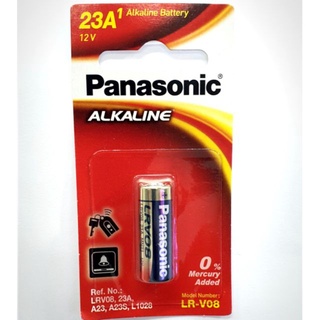 ถ่าน Panasonic 12V 23A 1 ก้อน Alkaline Battery For Remote Control Doorbell ไฟแรง ถ่านรีโมทเล็ก รีโมทรถยนต์ แบ่งขาย