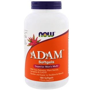 พร้อมส่ง ++ Now Foods - ADAM วิตามินรวมสูตรสำหรับผู้ชาย Superior Mens Multivitamin (180 Softgels)