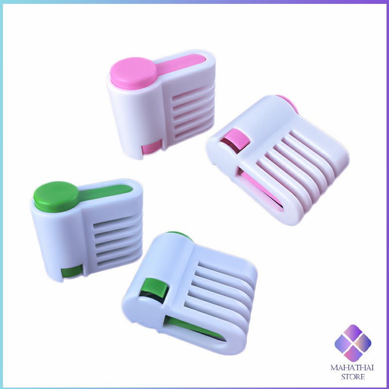 Mahathai อุปกรณ์ล็อคมีดตัดเค้ก เครื่องมือหั่นเค้ก ตัดแบ่งชั้นขนมปังเค้กขนมปัง สามารถแบ่งได้ 5 ชั้น - รูปที่ 4