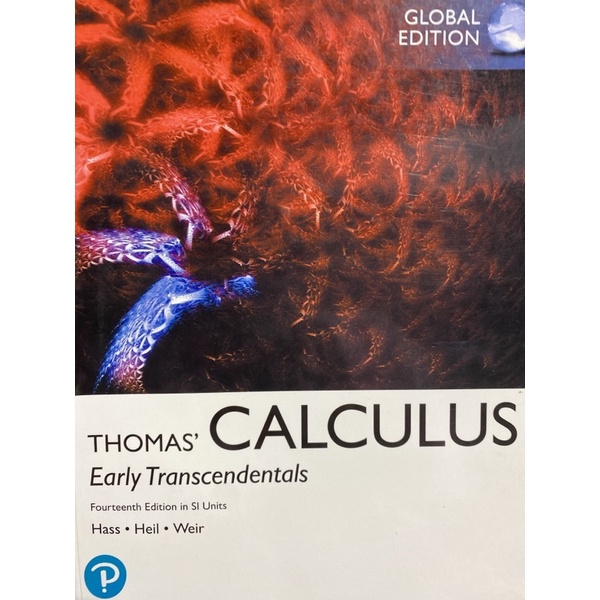 9786500000757 THOMAS' CALCULUS: EARLY TRANSCENDENTALS IN SI UNITS (WITH MYMATHLAB AND PEARSON ETEXT 