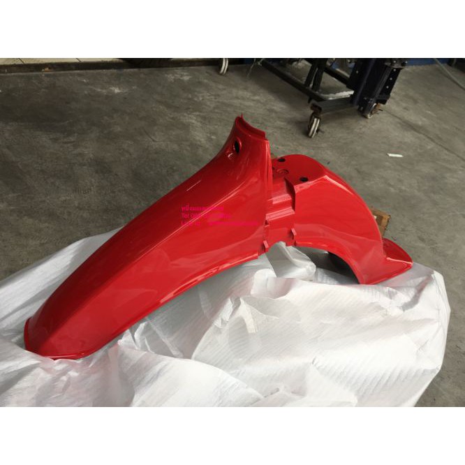 บังโคลนหน้า RC100 RC80 Suzuki สีแดงสด สีดำ สีน้ำเงิน สีเปลือกมังคุ งานสวย ผลิตไทย สินค้าใหม่ Front Fender Firstmotorshop