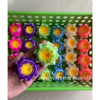 1 ชิ้น ดอกบัวดาว คละสี 🌼 (ตัวเปล่า)