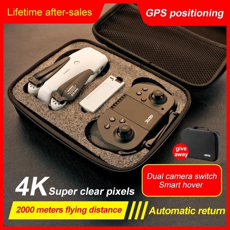 F10 Drone GPS 4K HD กล้อง กล้องคู่ 5G WiFi Live Video FPV Quadrotor ...