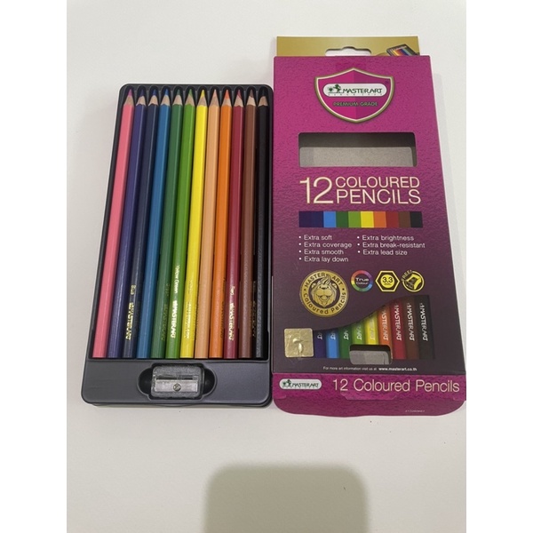 สีไม้ มาสเตอร์อาร์ท รุ่น มังงะ 12 24 36 50สี Masterart