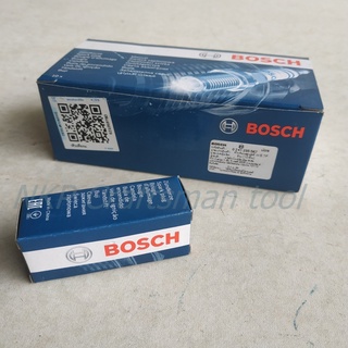 (ขายยกกล่อง 10ชิ้น) Bosch หัวเทียน เครื่องตัดหญ้า เครื่องพ่นยา เลื่อยยนต์ รุ่น WS7F ของแท้ 100%