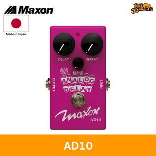 Maxon AD10 Analog Delay Effect เอฟเฟค กีต้าร์ อนาล็อค ดีเลย์ Made in Japan