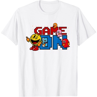 เสื้อยืดผ้าฝ้ายพรีเมี่ยม เสื้อยืด ลาย Pac-man สําหรับผู้ใหญ่