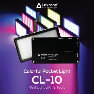 (ใส่โค้ด MON105RD ลด 70.-) ไฟ RGB CL10 ไฟพาพาเปลี่ยนสี 360สี