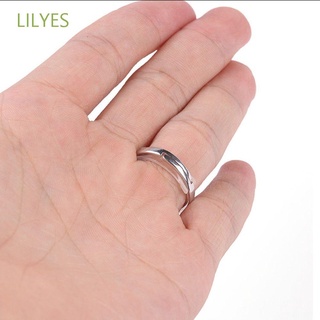 Lilyes อะไหล่แหวนปรับขนาดได้สําหรับเครื่องประดับหลากสี