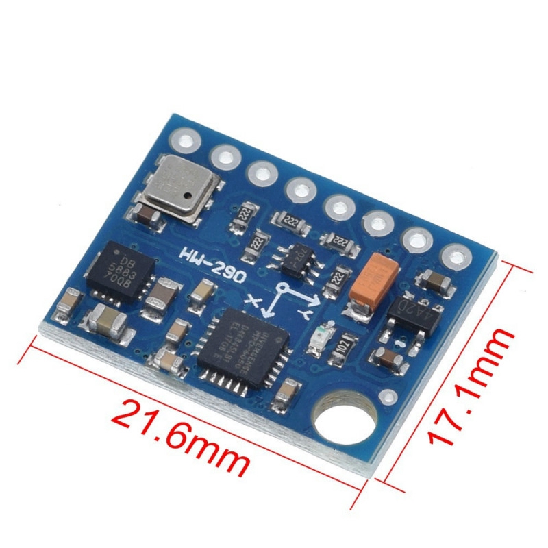 Gy-87 10DOF โมดูลเซ็นเซอร์ MPU6050 HMC5883L BMP180 GY87 สำหรับ Arduino - รูปที่ 2