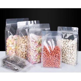 (10ใบ)G3 ถุงซิปก้นตั้ง สีใส ทรงแนวตั้ง ขยายข้าง 10,12,14,16,18 cm
