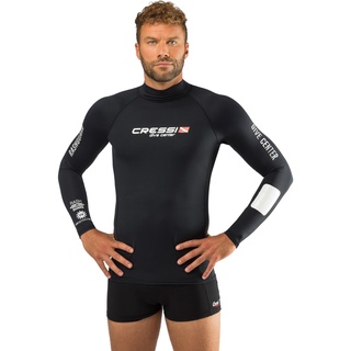 CRESSI RASH GUARD MAN LONG SLEEVE BLACK DIVE CENTER