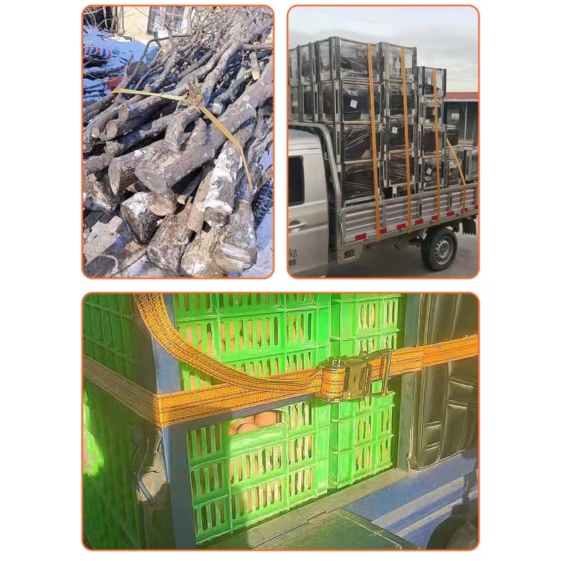 สายรัดก๊อกแก๊ก เชือกรัดของ เชือกสายรัดสัมภาระ หัวล็อคอย่างดี แน่นมาก กว้าง2.5-5cm​Xยาว​3/5/1​0/12m - รูปที่ 7