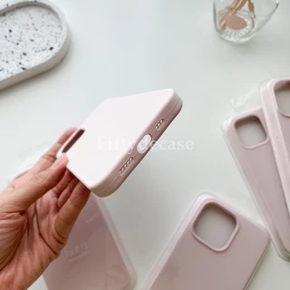เคสกำมะหยี่ รุ่น 7-17promax เคสซิลิโคนสีพื้น ไม่มีโลโก้ (สีชมหม่น) พร้อมส่ง !!!
