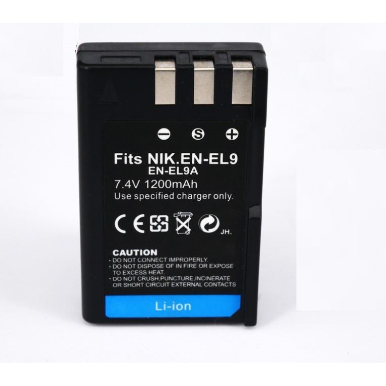แบตกล้องNIKON EN-EL9 1200mAh for D40 D40x D5000 D60 D3000