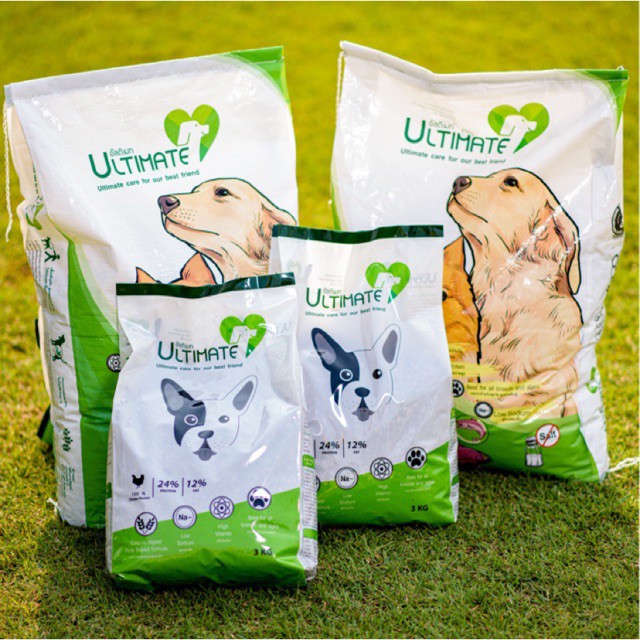 [3 กก.] อัลติเมท® Ultimate อาหารสุนัข เกรดพรีเมี่ยม ช่วยลดคราบน้ำตา เหมาะกับสุนัขทุกสายพันธุ์