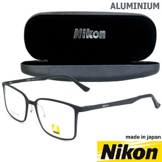 Nikon แว่นตารุ่น CX 6302 C-1 สีดำ กรอบเต็ม ขาสปริง วัสดุ อลูมิเนียม Eyeglasses ทางร้านเรามีบริการรับตัดเลนส์