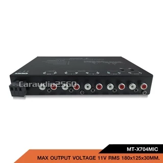 caraudio2560 ปรีไมค์พร้อมปรับเสียง รองรับ 2Mic มีบลูธูทในตัวUSB SD เสียงดี HF-999BT/MT-X704 เลือกได้