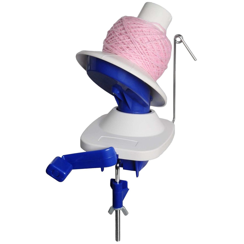 KnitPro Ball Winder 10941 – เครื่องม้วนเส้นด้ายแบบยืดหยุ่นด้วยมือขนาดกะทัดรัดสําหรับถักและโครเชต์