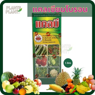 แคลเซียมโบรอน (แคลบี 500มล./1ล.) (CaO1%, Boron1%, MgO0.5%) ธาตุอาหารรอง ธาตุอาหารเสริม (Calcium Boron)